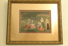 Framed Hand Painting of Krishna from New Delhi